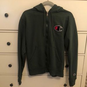 Men’s Army Green Champion Zip up